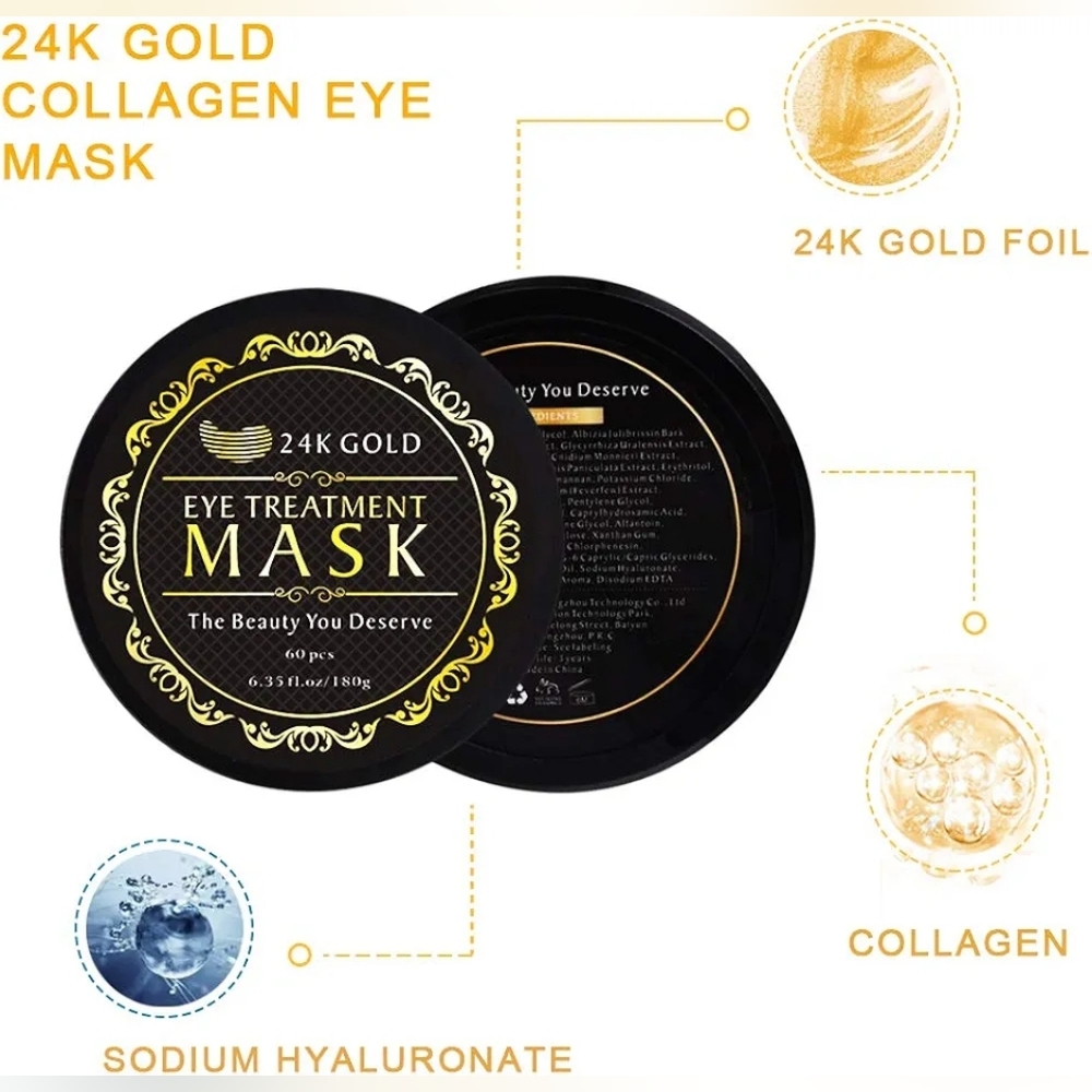 24K Gold Eye Treatment Mask - Picture 4 of 6